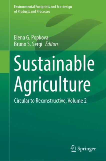 Book cover of: Sustainable Agriculture. By: Elena G. Popkova