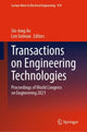 Book cover of: Transactions on Engineering Technologies. By: Sio-Iong Ao