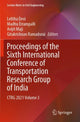 Book cover of: Proceedings of the Sixth International Conference of Transportation Research Group of India. By: Lelitha Devi