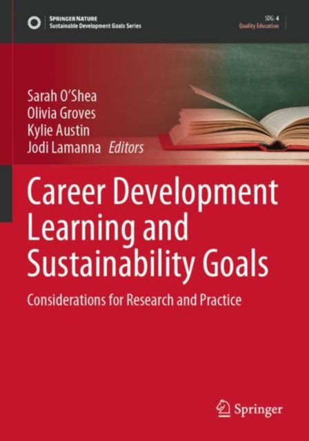 Book cover of: Career Development Learning and Sustainability Goals. By: Sarah O'Shea