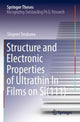 Book cover of: Structure and Electronic Properties of Ultrathin In Films on Si(111). By: Shigemi Terakawa