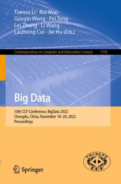 Book cover of: Big Data. By: Tianrui Li