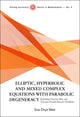 Book cover of: Elliptic, Hyperbolic And Mixed Complex Equations With Parabolic Degeneracy: Including Tricomi-bers And Tricomi-frankl-rassias Problems. By: Guo Chun Wen