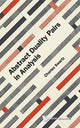 Book cover of: Abstract Duality Pairs In Analysis