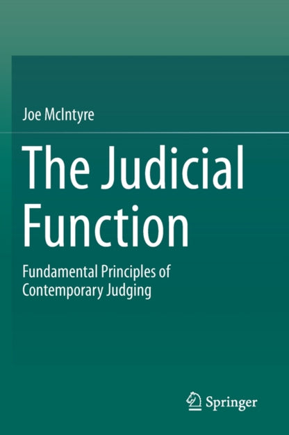 Book cover of: Judicial Function. By: Joe McIntyre