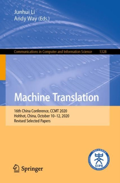 Book cover of: Machine Translation. By: Junhui Li