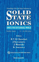 Book cover of: Solid State Ionics: Ionics For Sustainable World - Proceedings Of The 13th Asian Conference. By: B. V. R. Chowdari