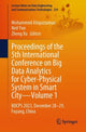 Book cover of: Proceedings of the 5th International Conference on Big Data Analytics for Cyber-Physical System in Smart City—Volume 1. By: Mohammed Atiquzzaman