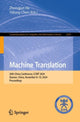 Book cover of: Machine Translation. By: Zhongjun He