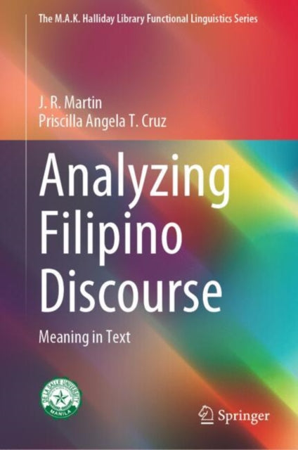 Book cover of: Analyzing Filipino Discourse. By: J. R. Martin