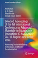 Book cover of: Selected Proceedings of the 1st International Conference on Advanced Materials for Sustainable Innovation; IC-AMSI 2024; 28–30 August; New Delhi; India