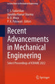 Book cover of: Recent Advancements in Mechanical Engineering. By: T. S. Sudarshan