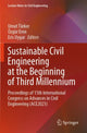 Book cover of: Sustainable Civil Engineering at the Beginning of Third Millennium