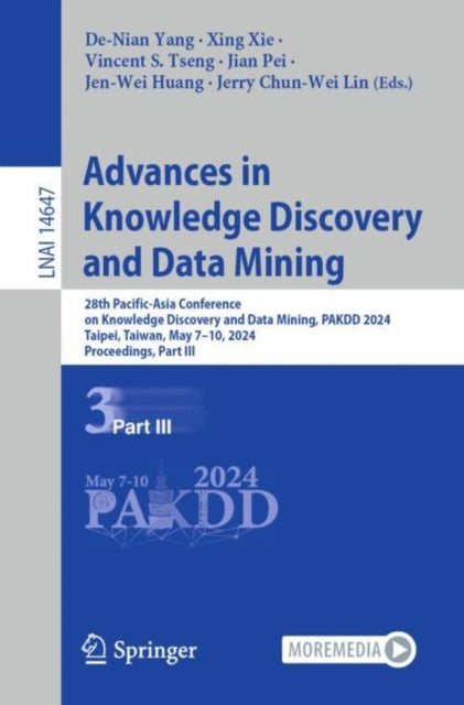 Book cover of: Advances in Knowledge Discovery and Data Mining. By: De-Nian Yang