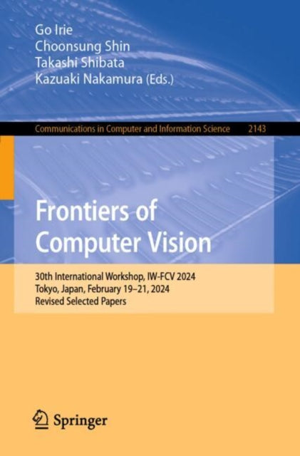Book cover of: Frontiers of Computer Vision. By: Go Irie