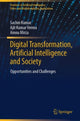 Book cover of: Digital Transformation, Artificial Intelligence and Society. By: Sachin Kumar