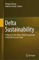 Book cover of: Delta Sustainability. By: Weiguo Zhang