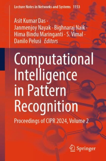 Book cover of: Computational Intelligence in Pattern Recognition. By: Asit Kumar Das