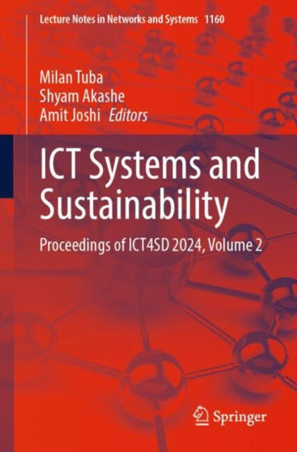 Book cover of: ICT Systems and Sustainability. By: Milan Tuba