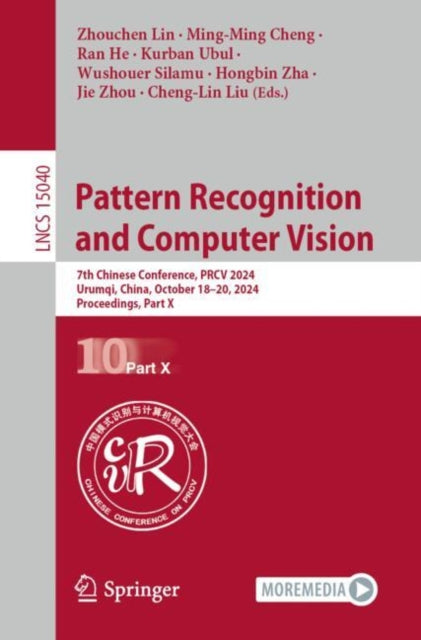 Book cover of: Pattern Recognition and Computer Vision. By: Zhouchen Lin