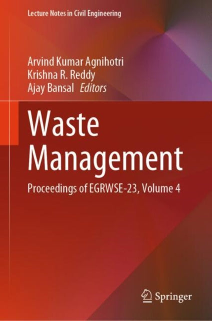 Book cover of: Waste Management. By: Arvind Kumar Agnihotri