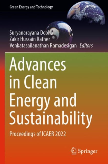 Book cover of: Advances in Clean Energy and Sustainability. By: Suryanarayana Doolla