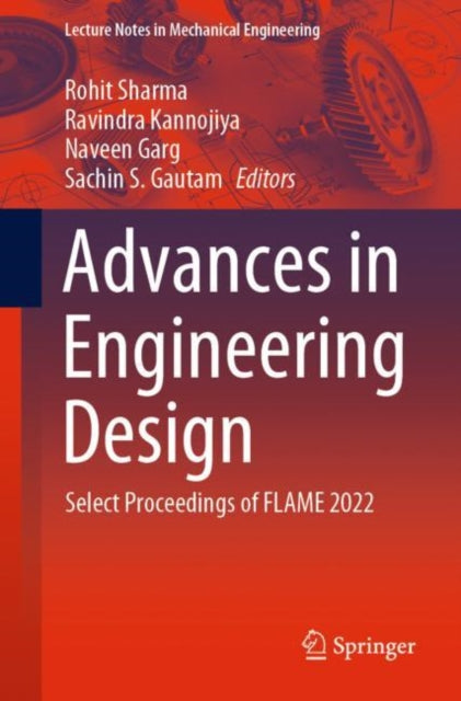 Book cover of: Advances in Engineering Design. By: Rohit Sharma