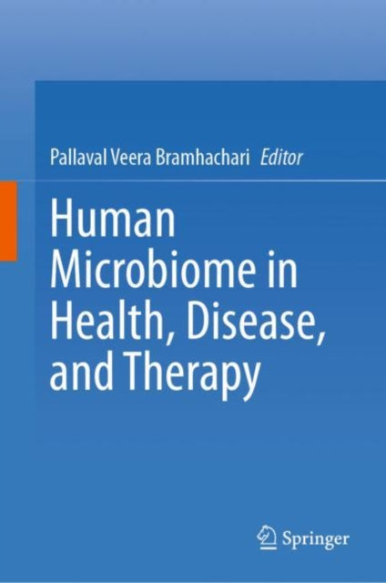 Book cover of: Human Microbiome in Health, Disease, and Therapy. By: Pallaval Veera Bramhachari