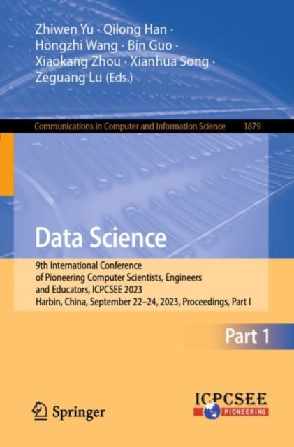 Book cover of: Data Science. By: Zhiwen Yu