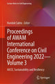 Book cover of: Proceedings of AWAM International Conference on Civil Engineering 2022 - Volume 3. By: Nuridah Sabtu