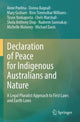 Book cover of: Declaration of Peace for Indigenous Australians and Nature
