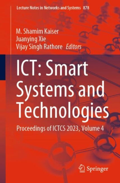 Book cover of: ICT: Smart Systems and Technologies. By: M. Shamim Kaiser