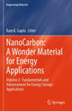 Book cover of: NanoCarbon: A Wonder Material for Energy Applications