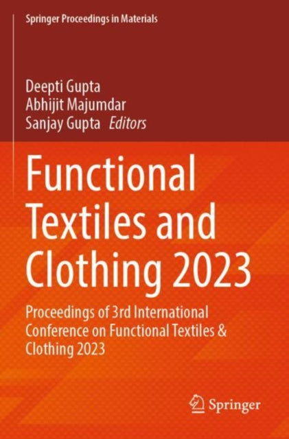 Book cover of: Functional Textiles and Clothing 2023