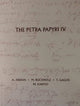 Book cover of: Petra Papyri IV