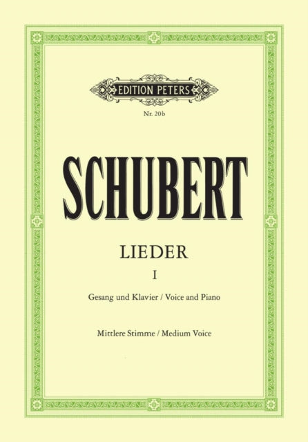 Book cover of: Songs, Vol. 1 (Medium Voice). By: Franz Schubert