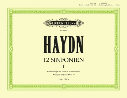 Book cover of: 12 Symphonies Vol.1