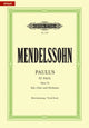 Book cover of: St. Paul (Paulus) Op. 36 (Vocal Score)