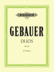 Book cover of: 12 Easy Duets for Two Violins, Op. 10