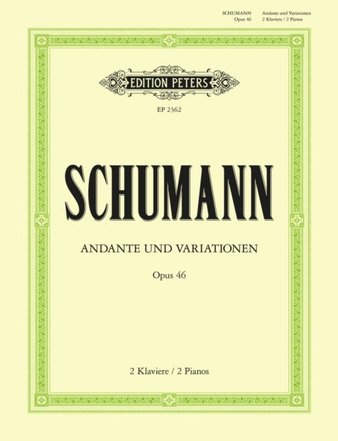 Book cover of: Andante & Variations in B flat Op.46