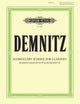 Book cover of: Elementary School for Clarinet
