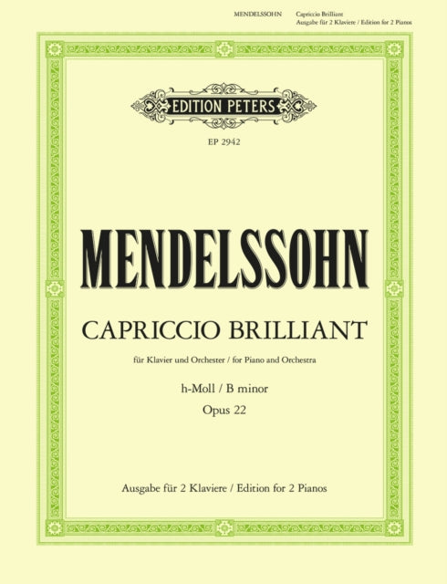 Book cover of: Capriccio Brillante in B minor Op.22