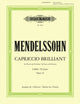 Book cover of: Capriccio Brillante in B minor Op.22