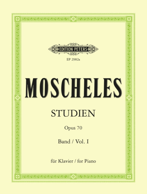 Book cover of: Studies Op.70 Vol.1