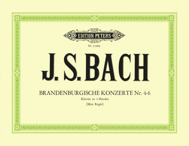 Book cover of: Brandenburg Concerti, Nos.4-6