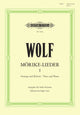 Book cover of: Morike-Lieder: 53 Songs Vol.1
