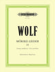 Book cover of: Morike-Lieder: 53 Songs Vol.3