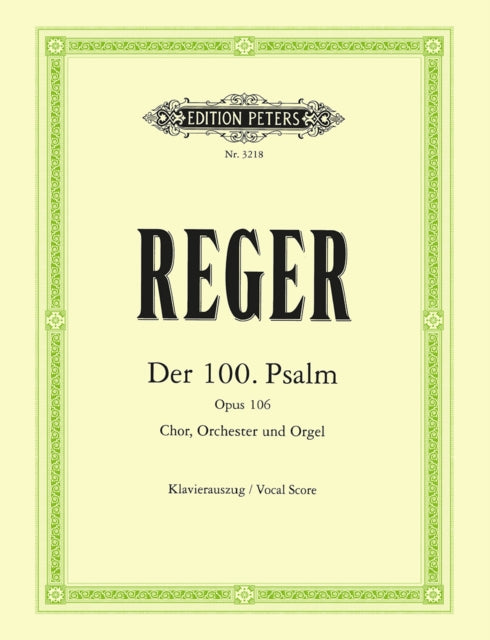 Book cover of: 100th Psalm Op.106