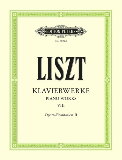 Book cover of: Piano Works Vol.8