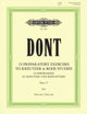 Book cover of: 24 preparatory exercises to Kreutzer & Rode Studies, Op. 37